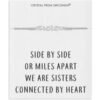 Sister Bracelet with Quote Card Created with Zircondia® Crystals buy online shopping cheap sale