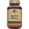 Solgar Biotin 5000 mcg Vegetable Capsules (100) buy online shopping cheap sale