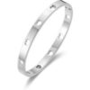 Stainless Steel Heart Bangle buy online shopping cheap sale