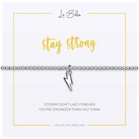 Stay Strong Sentiments Friendship Bracelet