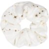 Stella Velvet Star Hair Scrunchie - White buy online shopping cheap sale