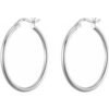 Sterling Silver 30mm Hoop Earrings buy online shopping cheap sale