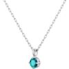 Sterling Silver Blue Necklace Created with Zircondia® Crystals buy online shopping cheap sale