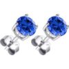 Sterling Silver Dark Blue Earrings Created with Zircondia® Crystals buy online shopping cheap sale