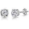 Sterling Silver Earrings Created with Zircondia® Crystals buy online shopping cheap sale