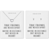 Sterling Silver Friendship Quote Heart Set buy online shopping cheap sale