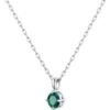 Sterling Silver Green Necklace Created with Zircondia® Crystals buy online shopping cheap sale