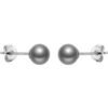 Sterling Silver Grey Shell Pearl Earrings buy online shopping cheap sale