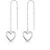 Sterling Silver Heart Thread Earrings buy online shopping cheap sale