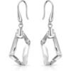 Sterling Silver Icecube Drop Earrings Created with Zircondia® Crystals buy online shopping cheap sale