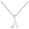 Sterling Silver Initial A Necklace buy online shopping cheap sale