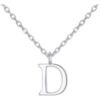 Sterling Silver Initial D Necklace buy online shopping cheap sale