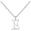 Sterling Silver Initial E Necklace buy online shopping cheap sale