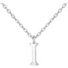 Sterling Silver Initial I Necklace