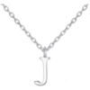 Sterling Silver Initial J Necklace buy online shopping cheap sale