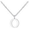 Sterling Silver Initial O Necklace buy online shopping cheap sale