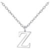 Sterling Silver Initial Z Necklace buy online shopping cheap sale