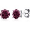 Sterling Silver June (Alexandrite) Birthstone Earrings Created with Zircondia® Crystals buy online shopping cheap sale