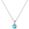 Sterling Silver Light Blue Necklace Created with Zircondia® Crystals buy online shopping cheap sale