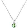 Sterling Silver Light Green Necklace Created with Zircondia® Crystals buy online shopping cheap sale
