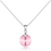 Sterling Silver Light Rose Necklace Created with Zircondia® Crystals buy online shopping cheap sale