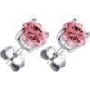 Sterling Silver Pink Earrings Created with Zircondia® Crystals buy online shopping cheap sale