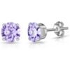 Sterling Silver Provence Lavender Earrings Created with Zircondia® Crystals buy online shopping cheap sale