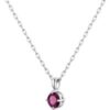 Sterling Silver Purple Necklace Created with Zircondia® Crystals buy online shopping cheap sale