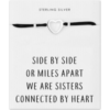 Sterling Silver Sister Heart Bracelet with Quote Card buy online shopping cheap sale