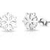 Sterling Silver Snowflake Earrings buy online shopping cheap sale