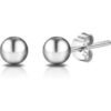 Sterling Silver Sphere Earrings buy online shopping cheap sale