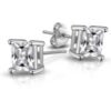 Sterling Silver Square Earrings Created with Zircondia® Crystals buy online shopping cheap sale