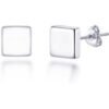 Sterling Silver Square Earrings buy online shopping cheap sale