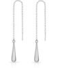 Sterling Silver Teardrop Thread Earrings buy online shopping cheap sale