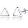 Sterling Silver Triangle Earrings buy online shopping cheap sale