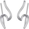 Sterling Silver Wave Climber Earrings buy online shopping cheap sale