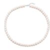 Sterling Silver White Freshwater Pearl Strand Choker Necklace buy online shopping cheap sale