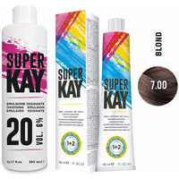 Super Kay 7.00 Blond Permanent Hair Color Cream 180ml – Super Kay (1pk)