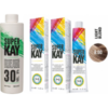 Super Kay 8.00 Light Blond Permanent Hair Color Cream - 9%/30 Volume Developer