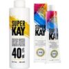 Super Kay 10.00 Platinum Blond Permanent Hair Color Cream - 12%/40 Volume Developer