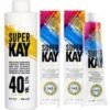 Super Kay 10.00 Platinum Blond Permanent Hair Color Cream - 12%/40 Volume Developer