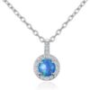Synthetic Blue Opal Necklace Created with Zircondia® Crystals buy online shopping cheap sale