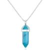 Synthetic Turquoise Genuine Gemstone Necklace buy online shopping cheap sale