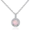 Synthetic White Opal Necklace Created with Zircondia® Crystals buy online shopping cheap sale