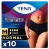 TENA Lady Silhouette - Normal Black Incontinence Pants ~ Medium (10) buy online shopping cheap sale