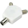TV Coax to 2x F-Connector Splitter buy online shopping cheap sale