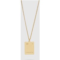 Tarot Strength Pendant Gold