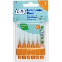 Tepe Interdental Brush – 0.45mm Size 1 Orange (6)