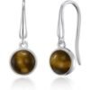 Tiger's Eye Drop Earrings buy online shopping cheap sale