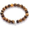 Tiger's Eye Gemstone Charm Stretch Bracelet buy online shopping cheap sale